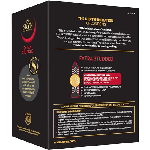 LifeStyles Skyn Extra Studded Condoms