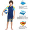 ZCCO Kids Short Wetsuits 2.5mm Children's Neoprene Suit Short Sleeve, Youth Boy's and Girl's One Piece Shorty Wetsuit for Diving,Swimming,Surfing Water Sports(DK-BE-2XS)