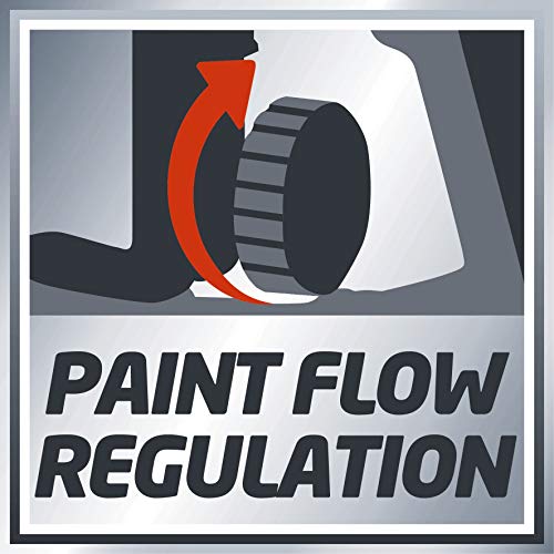 Einhell TC-SY 600 S – Electric paint gun kit with accessories (power 600 W, 1000 ml/min, tank 800 ml.