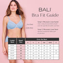 Bali Women's Underwire Shaping Bra, Comfort Revolution T-Shirt Bra, Front-Close Bra, Nude, 20B