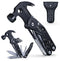 RAXCO Multitool Hammer Claw Hammer Multi-Tool with Screwdrivers, Multitool Pocket Pincers,Gifts for Men(Black)
