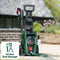 Bosch 1900W Electric High Pressure Washer Cleaner 1958 PSI, 7 m Hose, 3-in-1 Nozzle & Detergent Nozzle, Self Priming Capable, Double Filtration, On-Board Accessory Storage (UniversalAquatak 135)