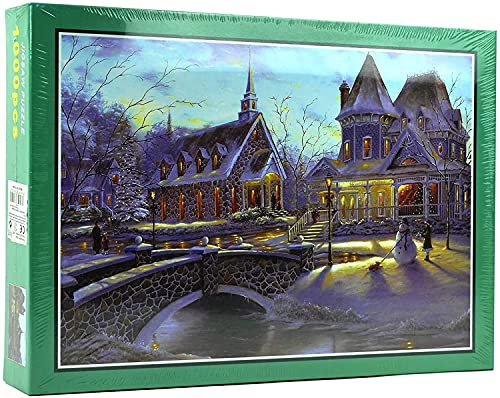 SHATCHI 1000 Piece Jigsaw Puzzle Landscapes/Cities/Natures for Kids Adults Grownups Birthday Christmas Learning Educational Toy Gifts, Multicolor