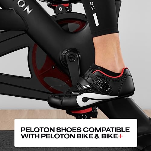 Peloton Cycling Shoes Bike and Bike+ with Delta-Compatible Bike Cleats Black, Red