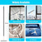 Wothfav Professional Window Squeegee Cleaner, 61" Telescopic Window Cleaning Equipment, 2 in 1 Window Squeegee with Extendable Cleaning Poles, Glass Cleaning Tools for Indoor/Outdoor