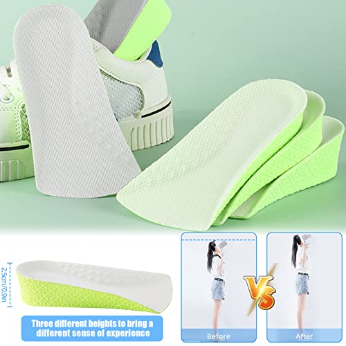 Arch Support Orthotic Insoles, Plantar Fasciitis Insole, 3/4 Memory Foam Heel Seats Foot Orthotic Shoe Inserts, Shock Absorption and Foot Pain Relief, Heel Cushioning