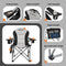 KingCamp Camping Chair Lawn Chair Folding Camping Chairs for Adults Folding Camp Chair With Lumbar Support+Adjustable Armrest+Cooler Bag Cup Holder,Side+Head Pocket,For Picnic, Camp,Fishing,Max 353lbs