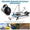 Costway Total Motion Rowing Machine Rower with LCD Monitor, Adjustable Hydraulic Cylinder Resistance and Full Arm Extensions for Whole Body Muscle Training Home Use