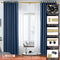 Lwiiom Double Curtain Rods with Aluminum End Cap and Full Surround Brackets,1"Front and 5/8" Back Rod,Adjustable between 72 to 144 Inches (6-12 Feet), Brass Double Window Drapery Rod