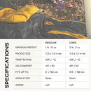NEMO Disco Sleeping Bag | Plush Down Backpacking Sleeping Bag for Side Sleepers, Mens 30 Regular