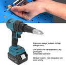 TAVICE Cordless Rivet Gun, 360W Professional Heavy Duty Electric Rivet Gun, Portable Automatic Brushless Blind Riveter Tool Kit with Wrench for 0.1-0.2in Rivets, 18V Lithium Ion Battery