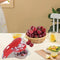 6 Single Holes Cherry Pitter Tool, Multiple Cherrystone Remover Fruit Tools for Making Pie Multi Cherries Zigzag Blades Machine Pit Kitchen Aid Corer Core Cutter for Home Office Travel Easy Clean