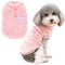 Zunea Fleece Dog Jumper Winter Warm Sweater Jacket Coat for Small Dogs Soft Fuzzy Puppy Clothes with D-Ring for Harness Leash Pullover Cold Weather Pet Girl Boy Apparel for Chihuahua Cats Pink S