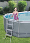 Bestway Power Steel 14' x 8'2" x 39.5" Oval Above Ground Pool Set | Includes 530gal Filter Pump, Ladder, ChemConnect Dispener