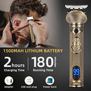 REHOYO Beard Trimmer for Men, Electric Razor Shavers for Men w/Case, Cordless Hair Clipper T-Blade Trimmer, Mens Grooming Kit for Nose Ear Body Face Mustache -180 Mins Shaving, Father Gifts for Him