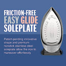 Conair GlideLite Professional Iron, Steam Iron for Clothes