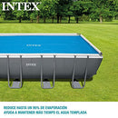 Intex 5.49M X 2.74M Above Ground Square Solar Outdoor Pool Protective Cover Set