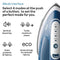 Braun CareStyle Compact Pro IS2565BL, Steam Iron with FreeGlide 3D Technology, iCareMode, Eco and Turbo Modes, Vertical Steaming, Anti-Drip, 1.5L Water Tank, 2400W, Blue