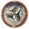 SEIKO QXM378BRH Castle Night Melodies in Motion Clock, Multi