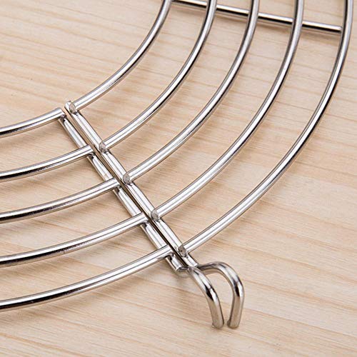 Stainless Steel Shelves Food Cooling Rack Strainer Kitchen Wok Fry Pan Pot for Fry Pan Drainer Rack for Tempura Fried Chicken(Large)