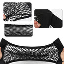 Car Boot Storage Nets, 4 PCS Car Net Pocket Cargo Net, Storage Net Cargo Organizer Stretch Mesh Bag Pocket for Auto SUV RV Black