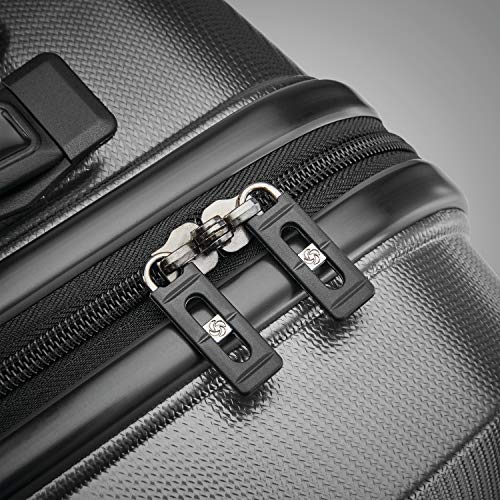 Samsonite Unisex-Adult Tech 2.0 Hardside Expandable Luggage with Spinner Wheels, Dark Grey, 2-Piece Set (21/27), Tech 2.0 Hardside Expandable Luggage with Spinner Wheels