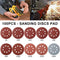 100Pcs Sanding Discs Pads， Hook and Loop Adhesive Sanding Discs Sandpaper 80/180/ 240/320/ 400/800/ 1000/1500/ 2000/3000 125mm with 8 Holes for Random Orbital Sander