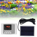 Solar Smart Water Timer, Solar Powered Hose Timer Automatic Drip Irrigation Kit for Outdoor Garden Lawn Irrigation System, Programmable and Single Pump