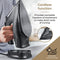 Tower T22008G CeraGlide Cordless Steam Iron with Ceramic Soleplate and Variable Steam Function, Grey