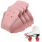 4 Pieces Toe Cap Guards Protectors Toe Caps Artificial Leather Roller Skate Cap Protectors for Quad Roller Skate (Pink)