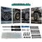 ZERINT TT-M26 Tubeless Tire Repair Kits, 26pcs Compact Tire Puncture Repair Kit, Tire Repair Tools and Tire Repair Plugs for Cars Motorcycles