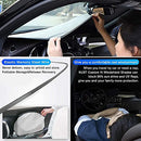 X-CAR Custom Fit Windshield Sun Shade Compatible with Nissan X-Trail 2013-2020 Wind Screen Shade Foldable Sun Visor Protector Blocks UV Rays Keep Your Car Cooler