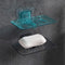 Bathroom Waterfall Tray Holder Soaps Plate Suction Case Containers Dish Storage