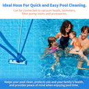 1-1/2" x 40 Foot Professional Heavy Duty Spiral Wound Swimming Pool Vacuum Hose with Kink-Free Cuff, Flexible - Connect to Vacuum Heads, Skimmer, Filter Pump Inlet, Accessories