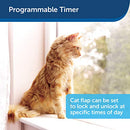 PetSafe Petporte Smart Flap Microchip Cat Door, Battery Operated or Main Power Supply, Easy Install, Customised Timer Feature, For Cats Up To 7kg