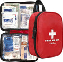 YESDEX First Aid Kit 130pcs Medical Travel Workplace Family Safety, Emergency Bag Box,Registered