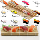 8 in 1 Sushi Making Kit and Rice Ball Molds, Sushi Roller Kit Onigiri Mold, Non-Stick Easy to Use and Clean, with Sushi Mat and Rice Scoop, for Kids Lunch Bento and Home DIY Sushi kit