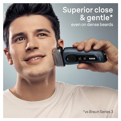 Braun Series 8, Electric Shaver with Precision Trimmer, 8563cc, Wet & Dry, Rechargeable, Cordless, Black