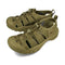 KEEN Men’s Newport H2 Closed Toe Water Sandals, Monochrome/Olive Drab, 8.5