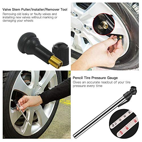 94PCS Tyre Puncture Repair Recovery Kit Heavy Duty 4WD Offroad Plugs Tubeless