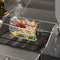 Onlyfire BBQ Grill Rotating Stainless Steel Rotisserie Trays Kit with Hexagon Hole- Fits for Any Grill