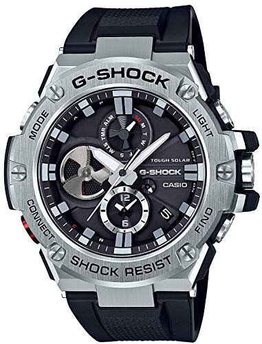 Casio G-Shock G-Steel G-Steel Smartphone Link Model GST-B100-1A Men's Wristwatch, Belt Type: