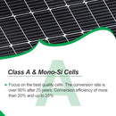 300w Solar Panel, 300 Watt Solar Panel 12V High Efficiency Monocrystalline Solar Panels for RV Boat Cabin Van Car Farm Battery Portable Off-Grid Applications
