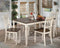 Signature Design by Ashley Dining Chair, Beige, 40.63" W x 18.38" D x11.5 H