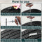 Universal Tire Repair Kit, 37PCS Tire Repair Tools, Heavy Duty Car Emergency Tool Kit for Flat Tire Puncture Repair, Tire Plug Kit Fit for Car, Motorcycle, Jeep, RV, ATV, SUV, Truck, Lawn Mower, etc.
