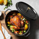 Staub Oval Cocotte, 31 cm, Black