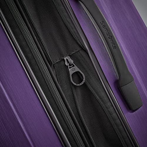 Samsonite Unisex-Adult Centric 2 Hardside Expandable Luggage with Spinners, Purple Orchid, Checked-Large 28-Inch, Centric 2 Hardside Expandable Luggage with Spinners