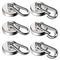 LOVIMAG Strong Magnetic Hooks, 70LBS Magnetic Hooks Neodymium Magnets Hooks, Magnetic Hooks Cruise with Swivel Carabiner Hook for Hanging, Cruise, Grill, Tool Room, Warehouse, Kitchen, Home etc-6 Pack