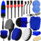 20Pcs Car Detailing Brush Set, Car Cleaning Tool Kit Car Wash Kit,Car Wheel Tire Cleaning Brush Set, Car Detailing Kit, Car Cleaning Tools Kit for Interior Car Drill Detailing Brushes