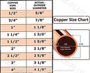 (10-pack) EZ-FLUID Plumbing 1/2" FTG X C LF Short Radius Wrot Copper Street 90 Degree Elbow Pressure Copper Fittings With Fitting x Sweat Solder Copper Pipe Connection For Residential,Commercial